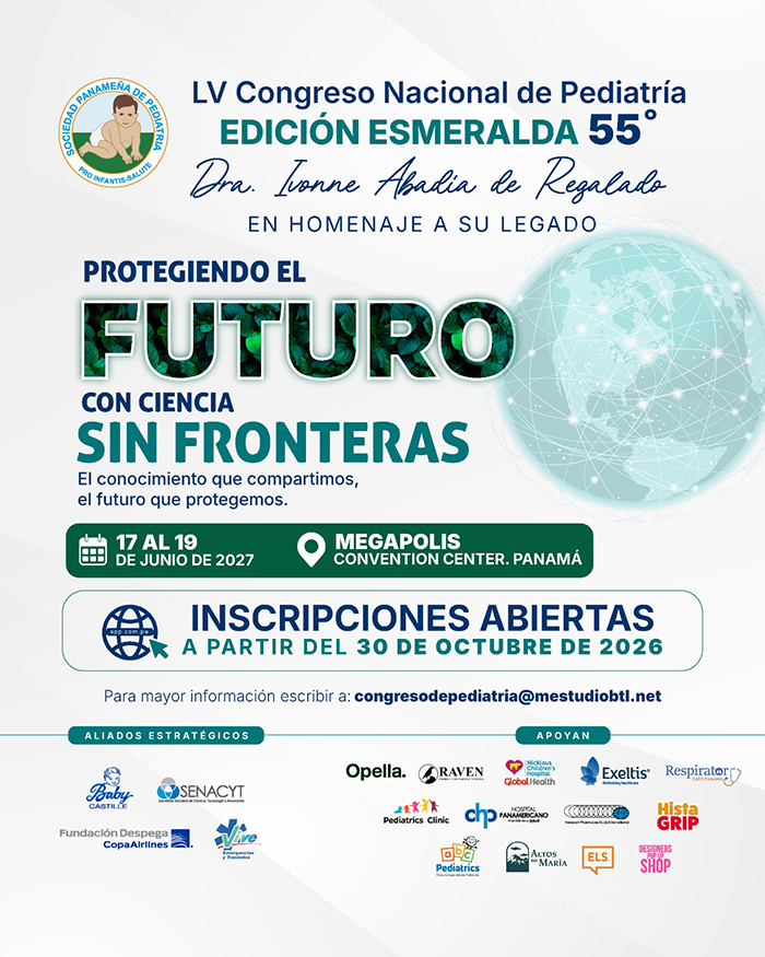 Congreso Nacional de Pediatría 2027 - Edición Esmeralda