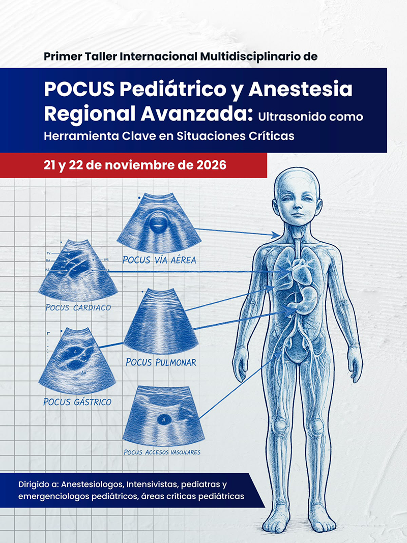 POCUS Pediátrico y Anestesia Regional Avanzada - 21 al 22 de noviembre de 2026